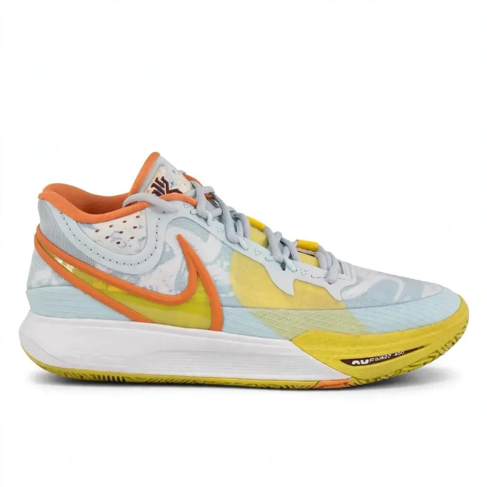 Size 14 - Nike Kyrie 8 Glacier Blue Yellow Strike DJ6017-400 Brand New Hoop Shoe